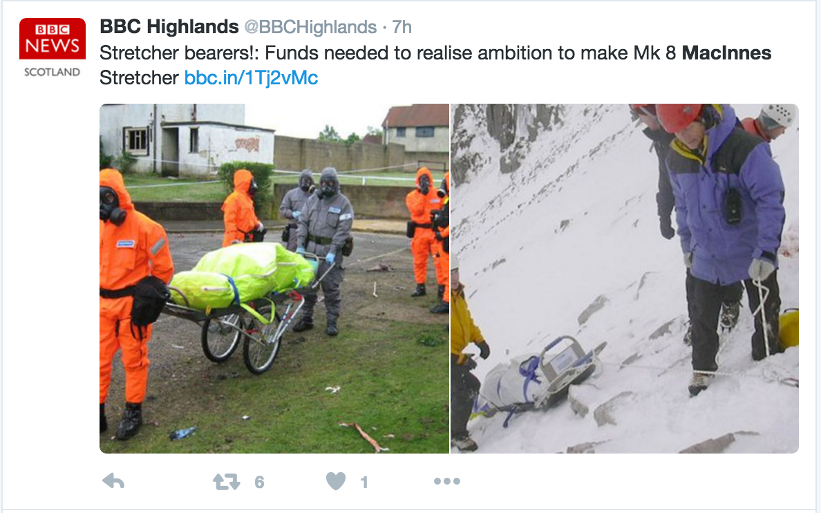 MacInnes Stretcher Tests BBC